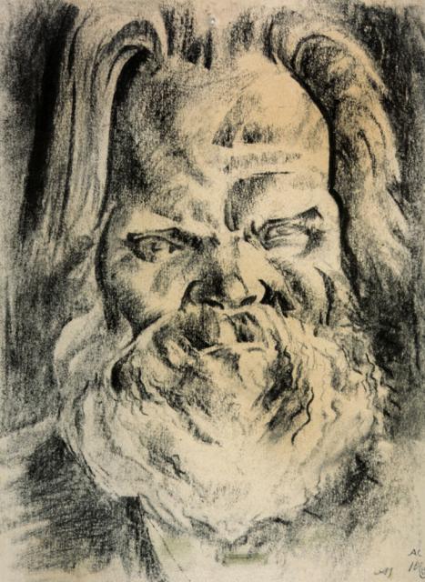 Самохвалов А.Н. Дед Шаня. Из серии «Деревня Наволок». 1923 Самохвалов А.Н. Дед Шаня. Из серии «Деревня Наволок». 1923